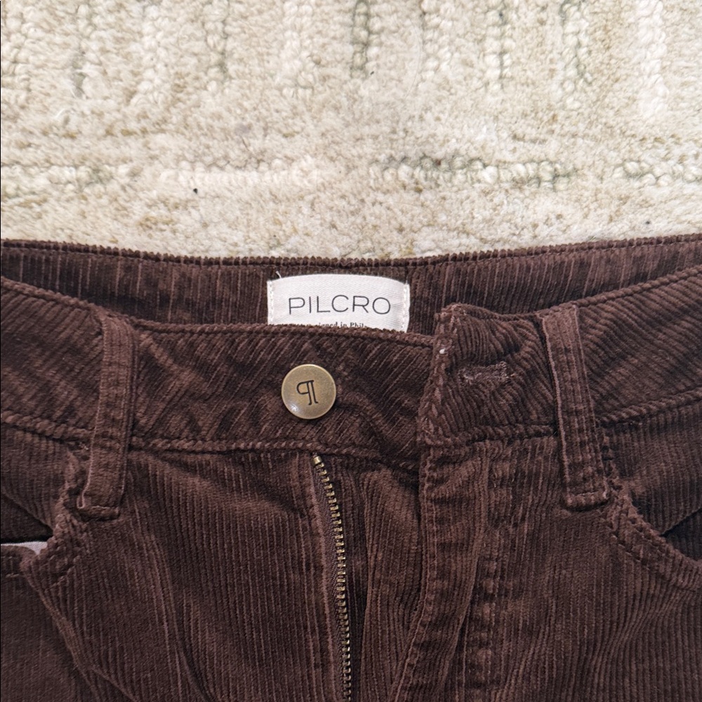 Brown Relaxed Barrel Leg Pant - Picture 2 of 3